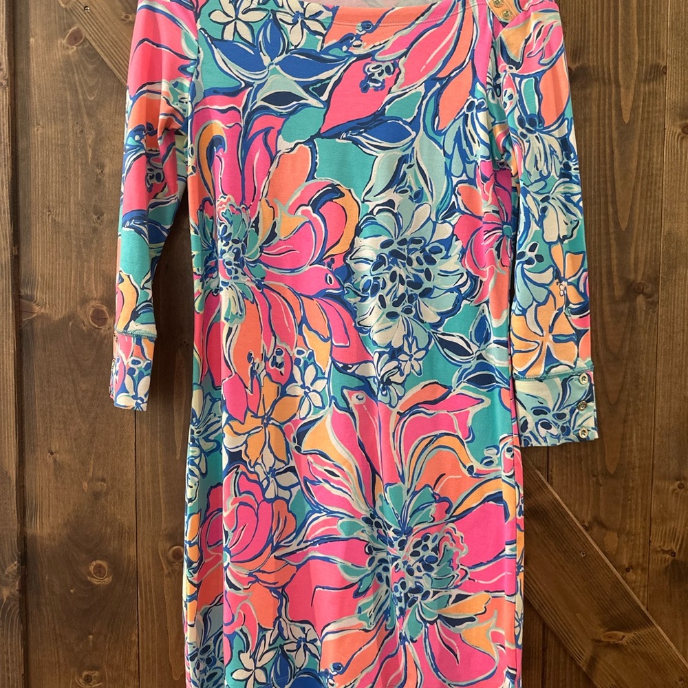 Lilly Pulitzer 3/4 sleeve dress